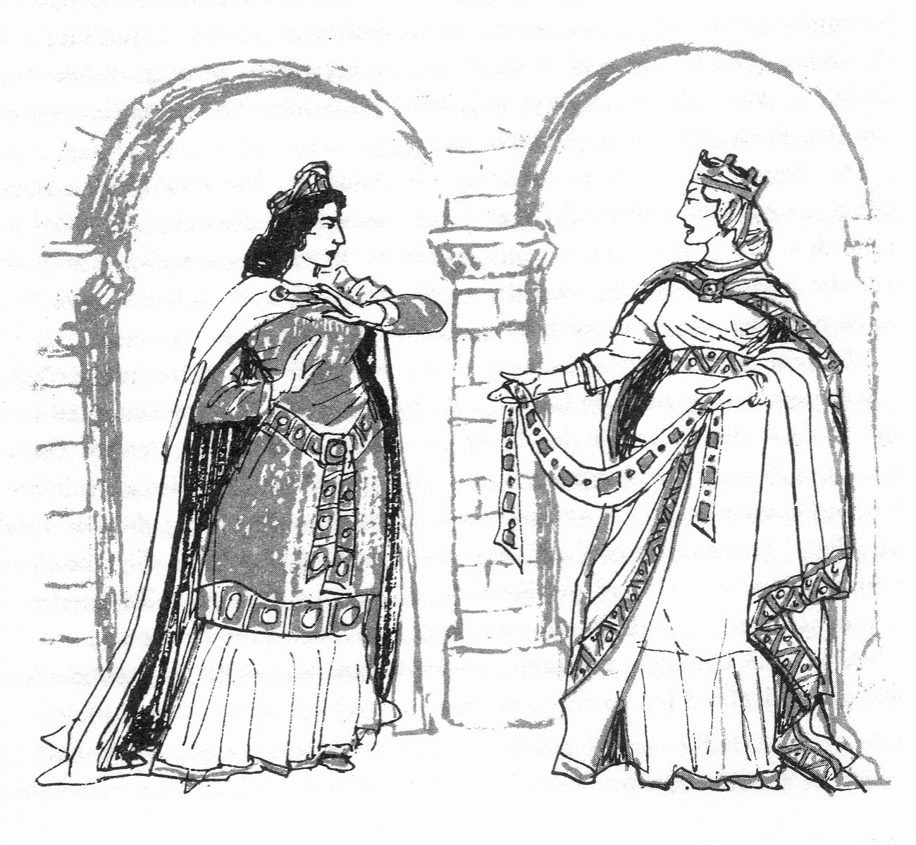 Mutter Der Kriemhild Im Nibelungenlied Das Bild Kriemhilds und Brunhilds in der Kunst – Nibelungenlied